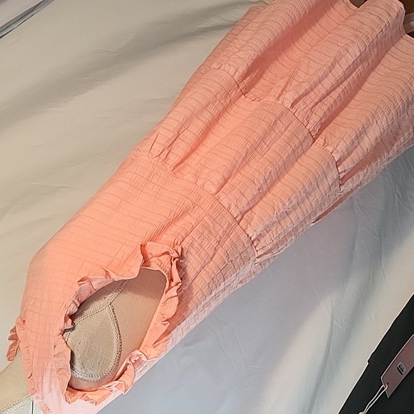 BE By Chetta Peach Summer Dress XL - Picture 4 of 8